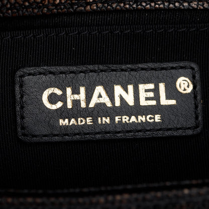 Chanel Black Leather Medium Braided Boy Bag