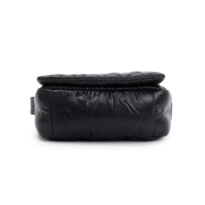 Chanel Black Nylon Quilted Medium Coco Cocoon Messenger Bag