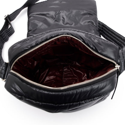Chanel Black Nylon Quilted Medium Coco Cocoon Messenger Bag