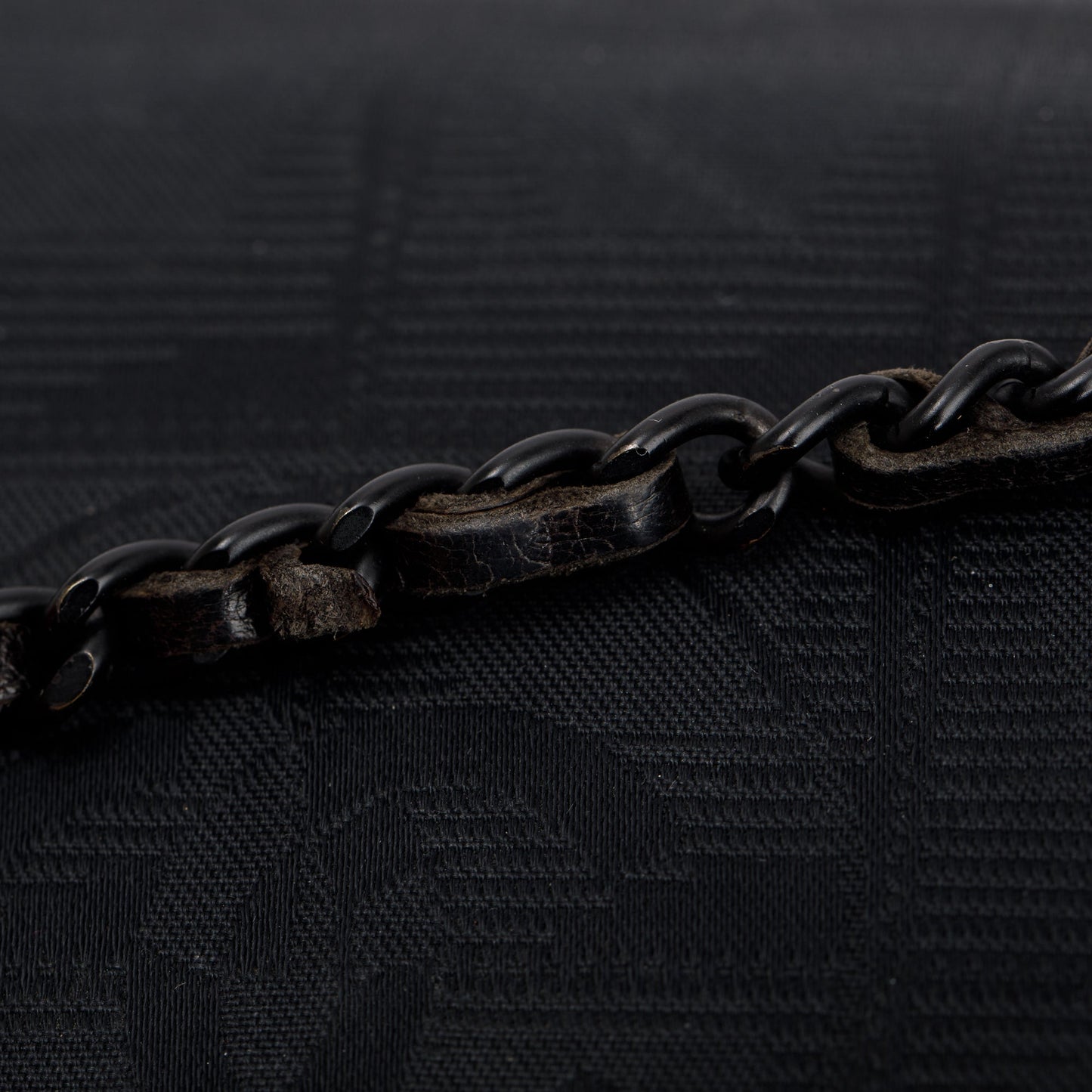 Chanel Black Nylon Travel Ligne Wallet on Chain