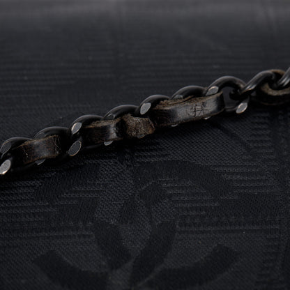 Chanel Black Nylon Travel Ligne Wallet on Chain