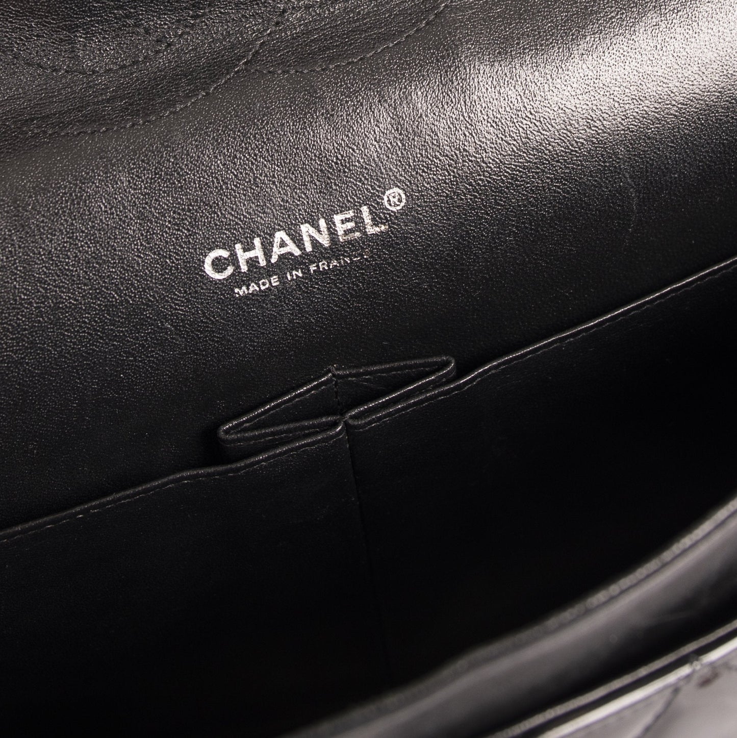 Chanel Black Patent Classic Maxi Double Flap Bag