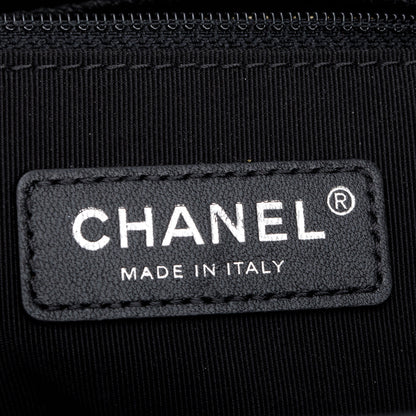 Chanel Black Patent Goatskin Leather Medium Gabrielle Hobo