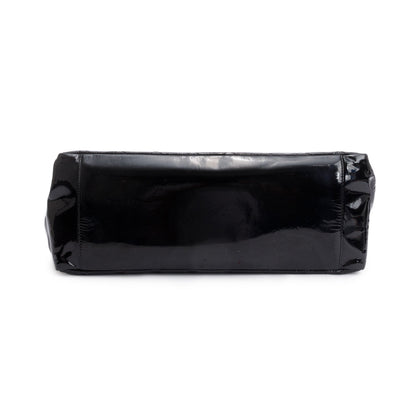 Chanel Black Patent Leather Grand Shopping Tote (GST)