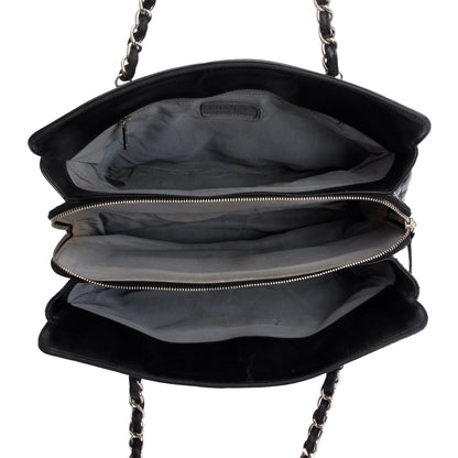 Chanel Black Patent Leather Lipstick Ligne tote