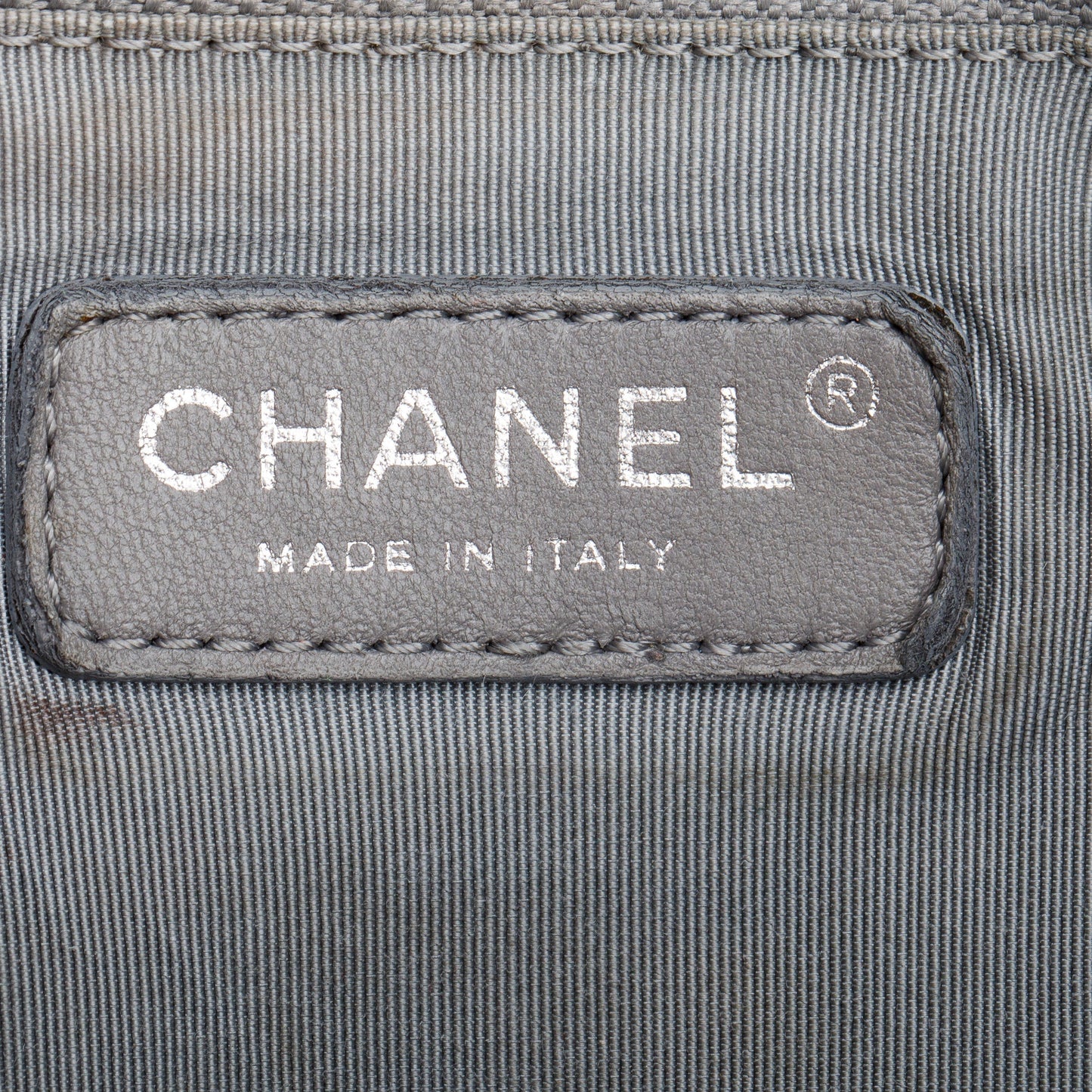 Chanel Black Patent Leather Lipstick Ligne tote