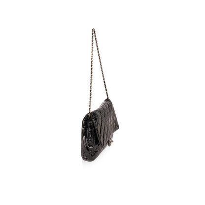 Chanel Black Patent Leather New Clutch