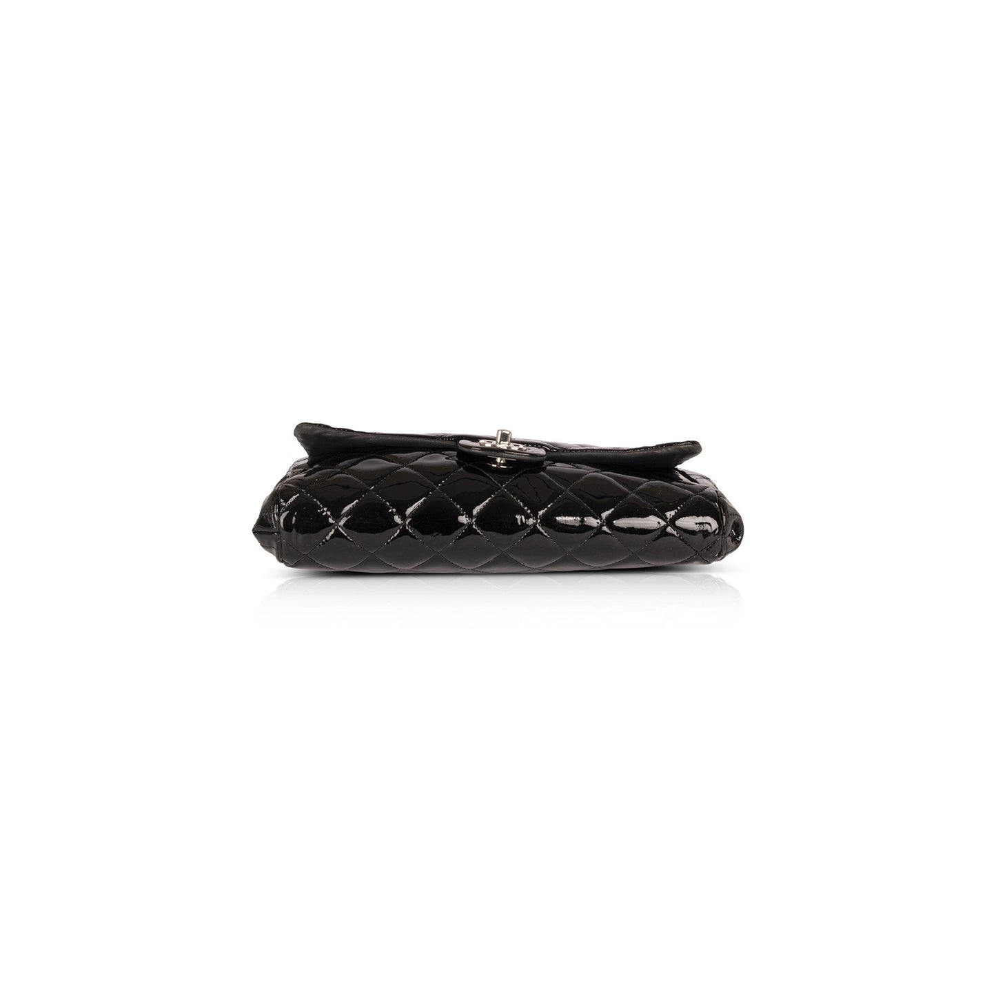 Chanel Black Patent Leather New Clutch