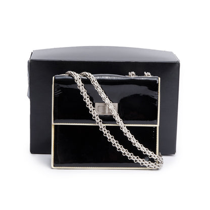 Chanel Black Patent Leather Reissue Square Flap Bag