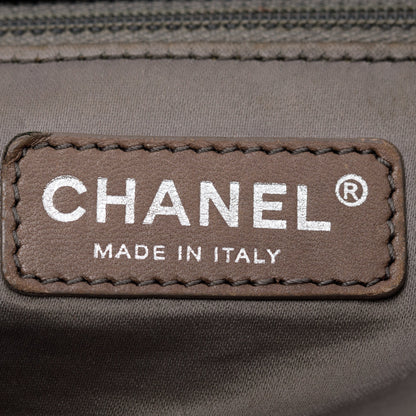 Chanel Black Patent Leather Rock In Moscow Flap Bag