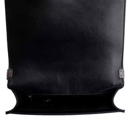 Chanel Black Quilted Aged Calfskin XL Boy Bag