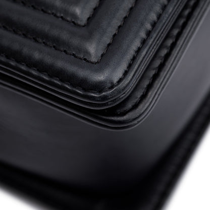 Chanel Black Quilted Aged Calfskin XL Boy Bag