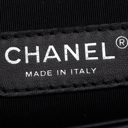Chanel Black Quilted Aged Calfskin XL Boy Bag