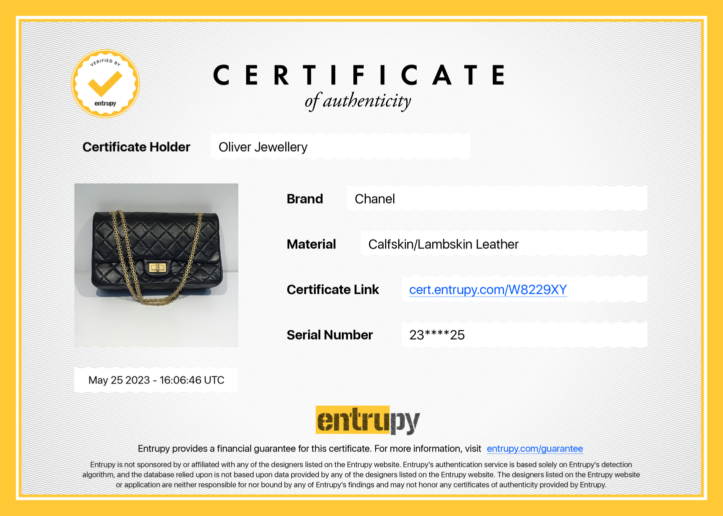 Chanel Black Quilted Calfskin Leather 2.55 Reissue 227 Double Flap Bag