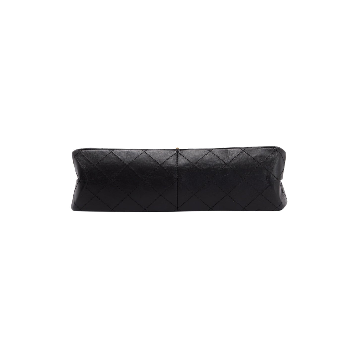 Chanel Black Quilted Calfskin Leather 2.55 Reissue 227 Double Flap Bag