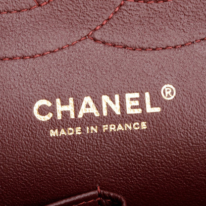 Chanel Black Quilted Caviar Leather Classic Jumbo Double Flap Bag