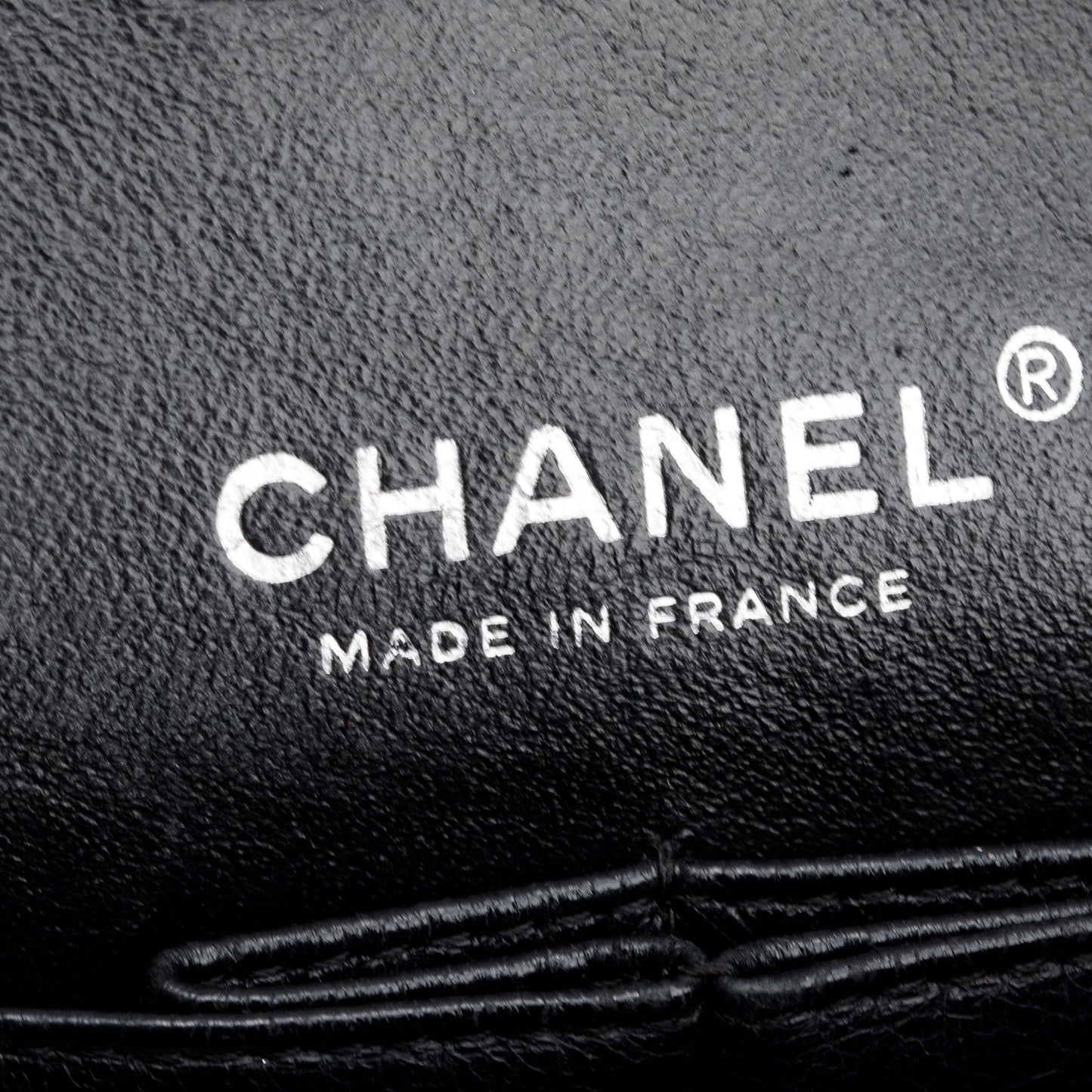 Chanel Black Quilted Caviar Leather Classic Medium Double Flap Bag