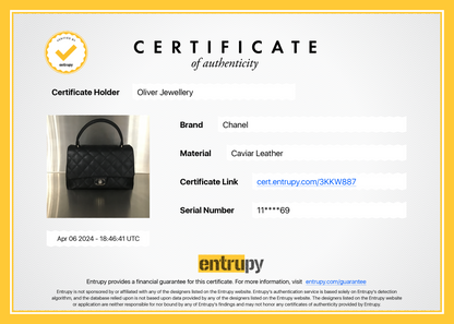 Chanel Black Quilted Caviar Leather Medium Kelly Top Handle Bag