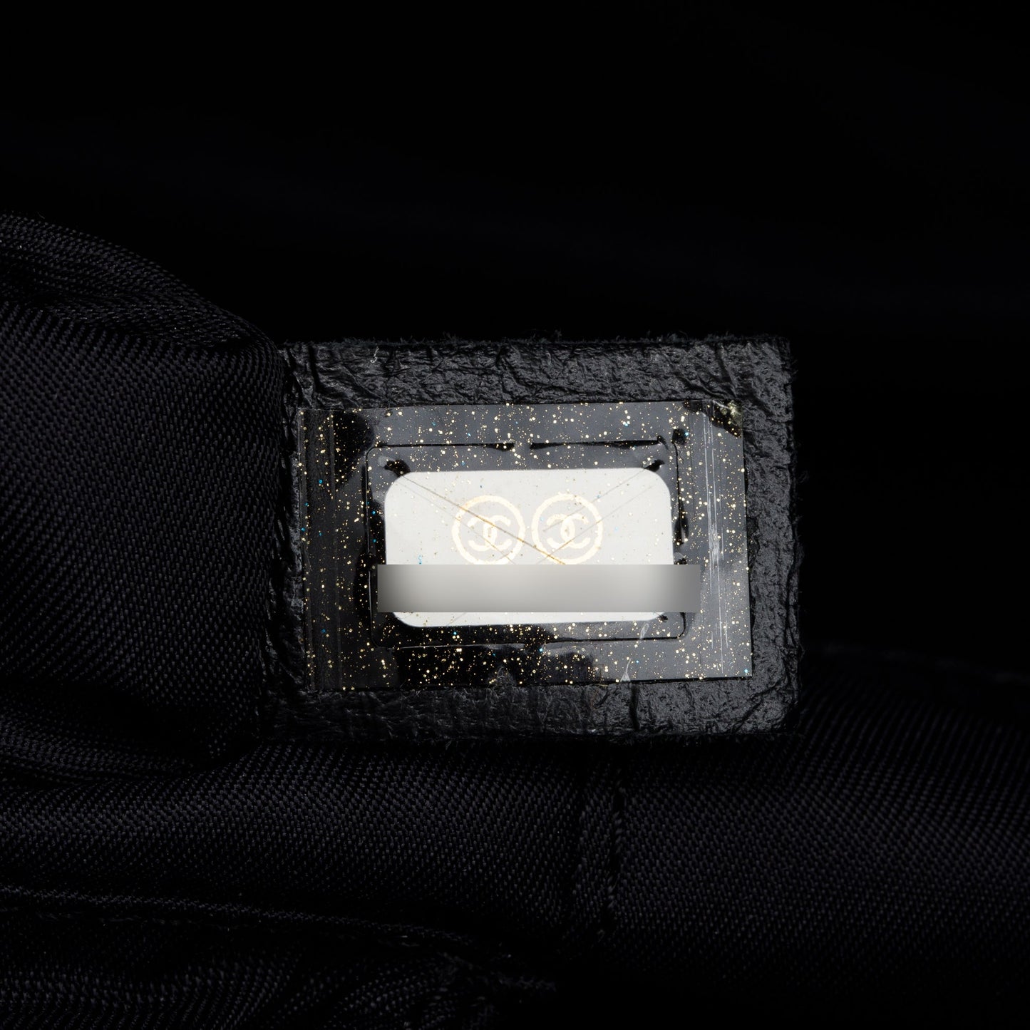 Chanel Black Quilted Coated Canvas Large Paris Biarritz Tote
