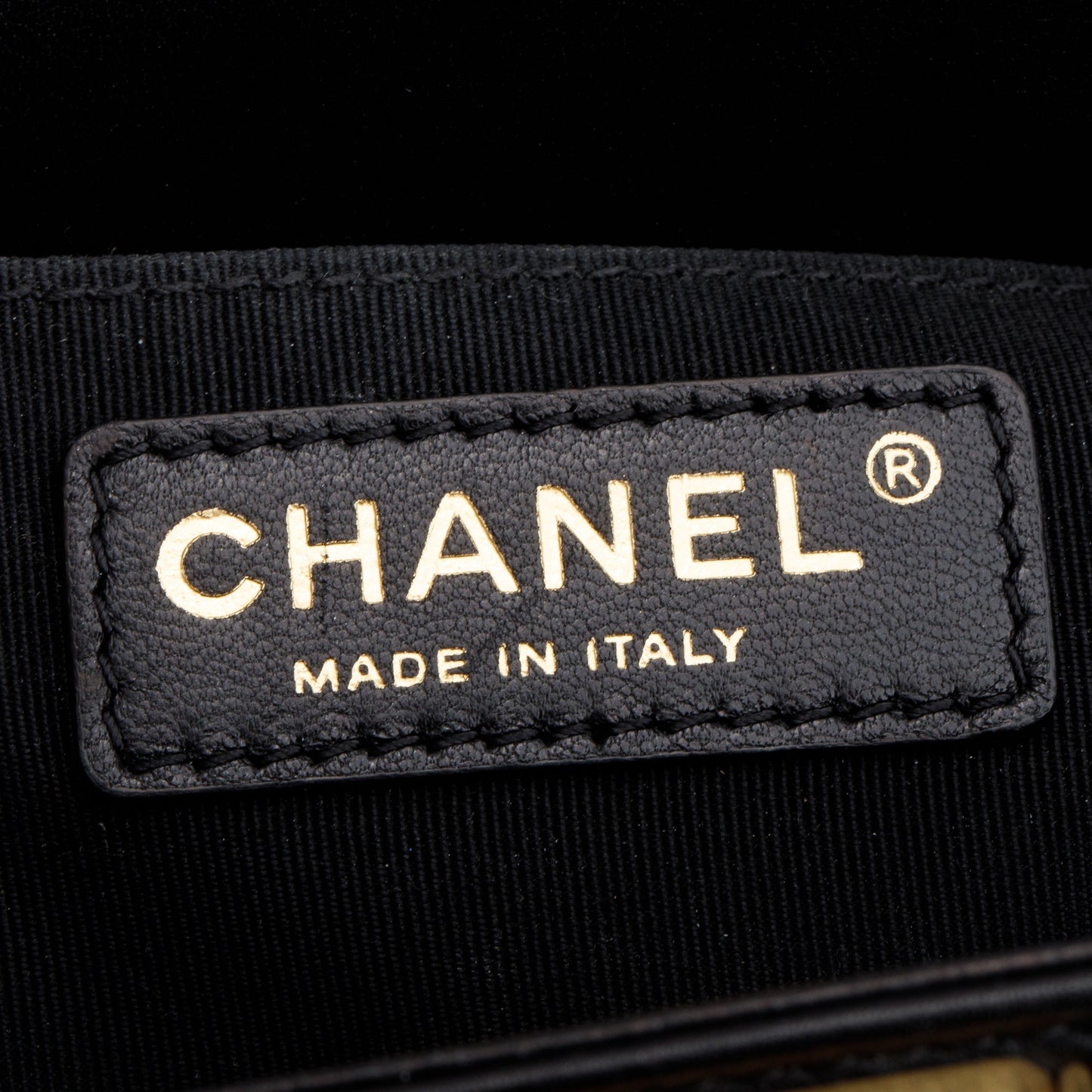 Chanel Black Quilted Lambskin Leather Boy Shopping Tote