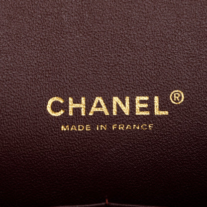 Chanel Black Quilted Lambskin Leather Classic Maxi Double Flap Bag