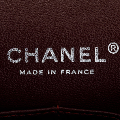 Chanel Black Quilted Lambskin Leather Classic Medium Double Flap Bag