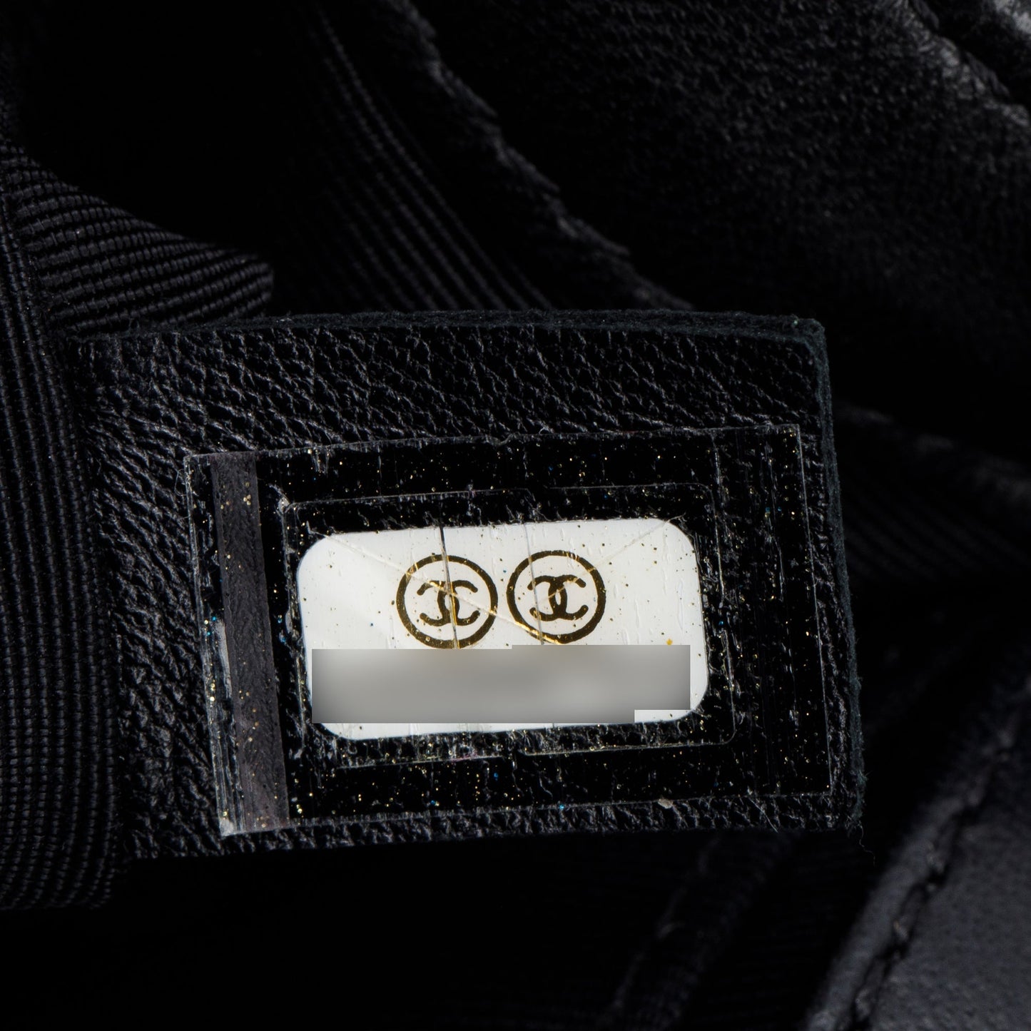 Chanel Black Quilted Lambskin Leather Medium Boy Bag