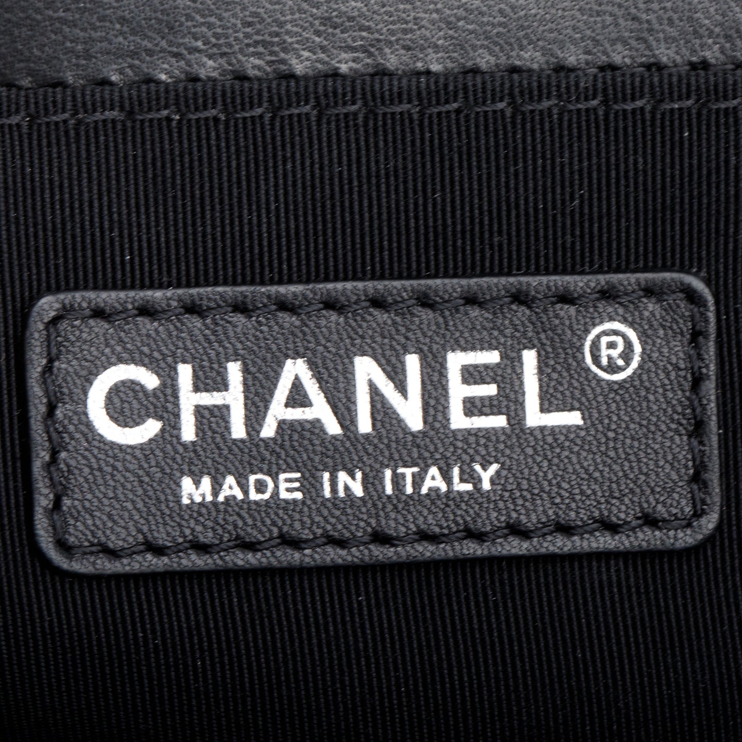 Chanel Black Quilted Lambskin Leather Medium Boy Bag