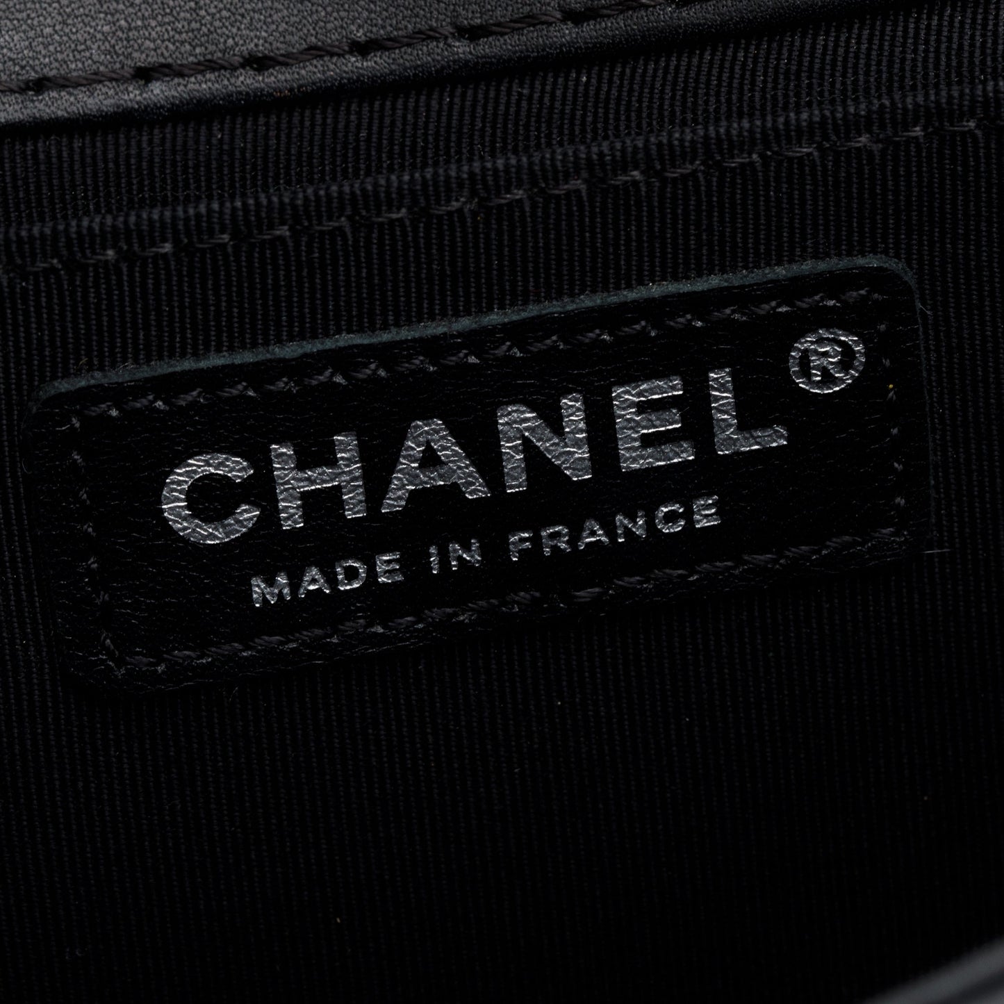 Chanel Black Quilted Lambskin Leather Medium Stitch It Boy Bag