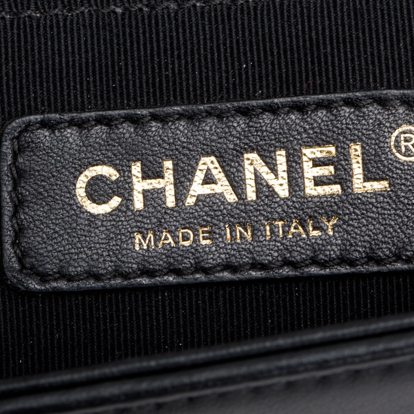 Chanel Black Quilted Lambskin Leather Small Boy Bag
