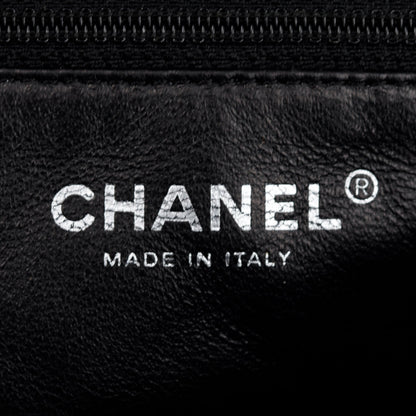 Chanel Black Quilted Lambskin Leather Timeless Frame Clutch