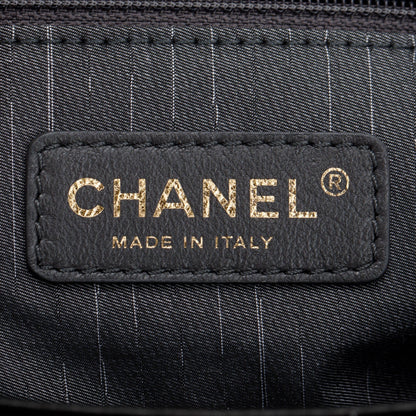 Chanel Black Quilted Lambskin Leather Westmintser Pearl Flap Bag