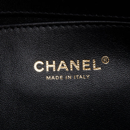 Chanel Black Quilted Lambskin Medium Boy Bag