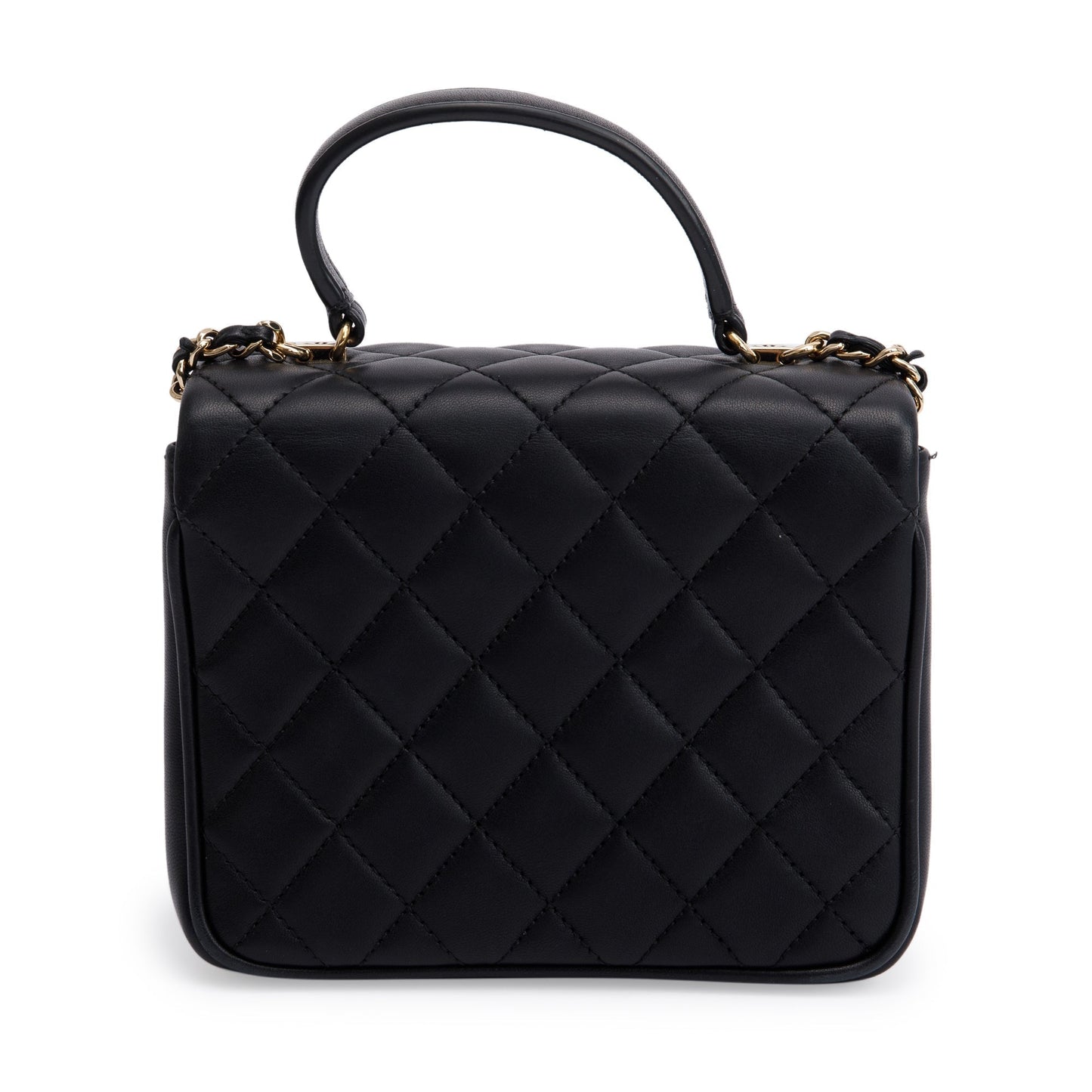 Chanel Black Quilted Lambskin Mini Citizen Chic Handle Flap Bag