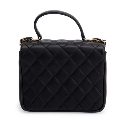Chanel Black Quilted Lambskin Mini Citizen Chic Handle Flap Bag