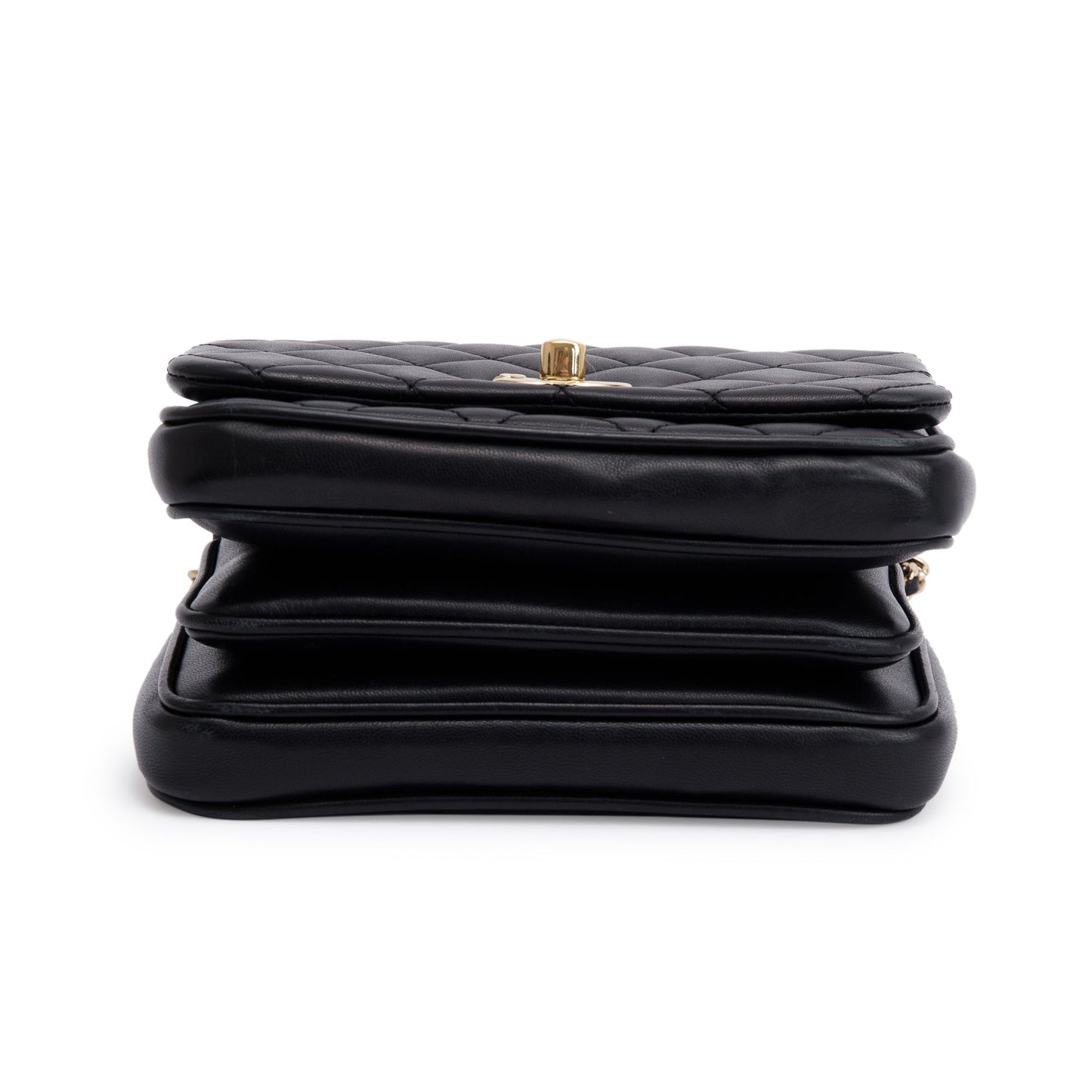 Chanel Black Quilted Lambskin Mini Citizen Chic Handle Flap Bag