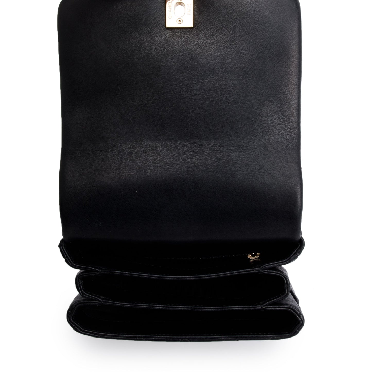 Chanel Black Quilted Lambskin Mini Citizen Chic Handle Flap Bag