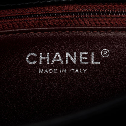 Chanel Black Quilted Lambskin Trendy CC Medium Top Handle Flap Bag