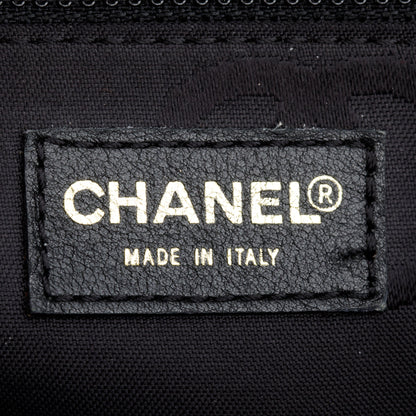 Chanel Black Quilted Leather Large Surpique Bowler Bag