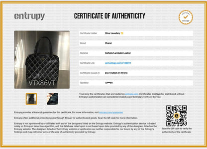 Chanel Black Quilted Leather Large Surpique Bowler Bag