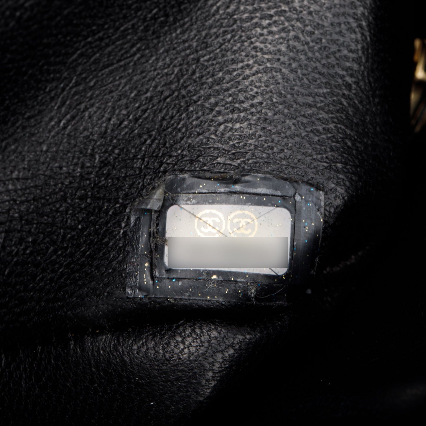 Chanel Black Quilted Patent Leather Chocolate Bar CC Tote Bag