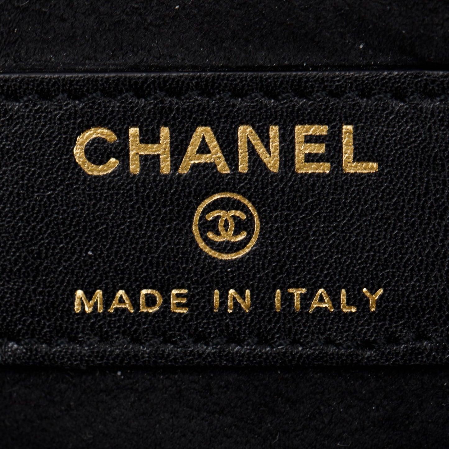 Chanel Black Velvet O-Phone Holder Pouch