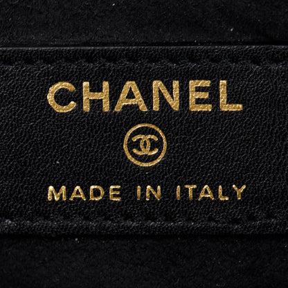Chanel Black Velvet O-Phone Holder Pouch