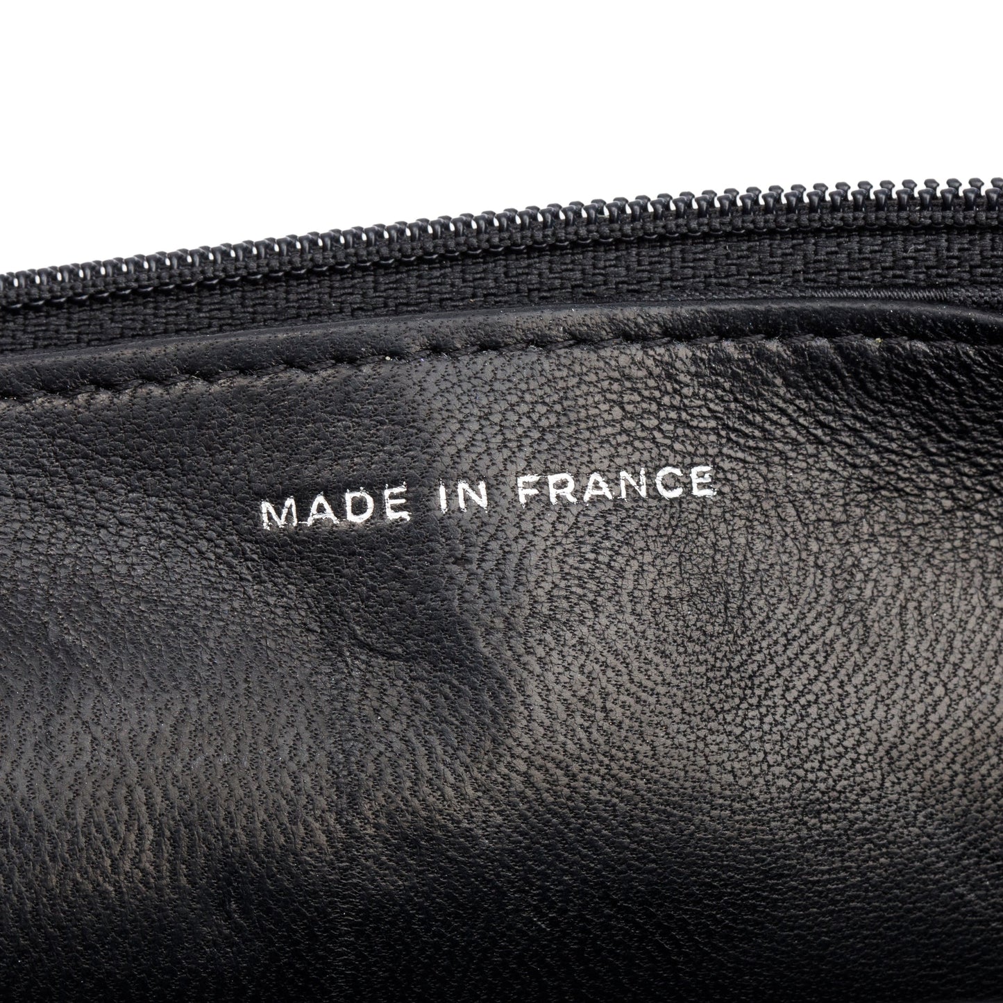 Chanel Black Vertical Quilted Lambskin Leather Wallet on Chain