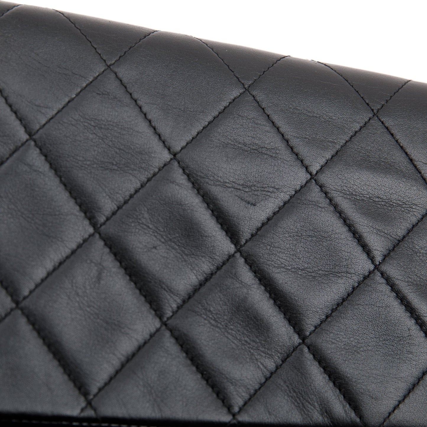 Chanel Black Vintage XL Jumbo Maxi Single Flap Bag