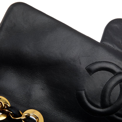 Chanel Black Vintage XL Jumbo Maxi Single Flap Bag