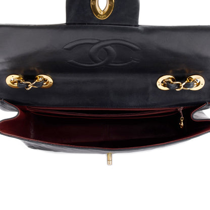 Chanel Black Vintage XL Jumbo Maxi Single Flap Bag
