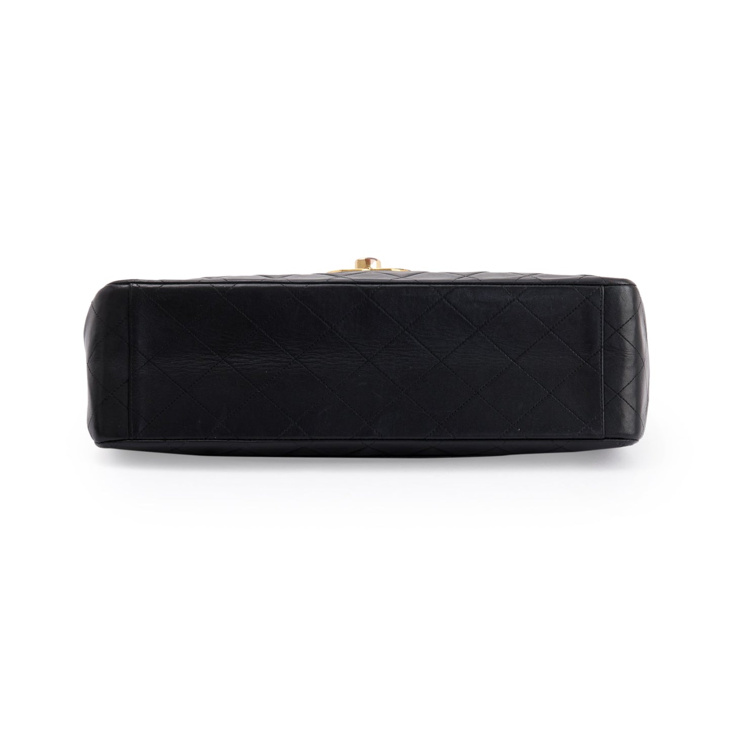 Chanel Black Vintage XL Jumbo Maxi Single Flap Bag