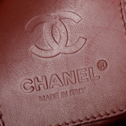 Chanel Black/Burgundy Quilted Nylon Coco Cocoon Reversible Bowler