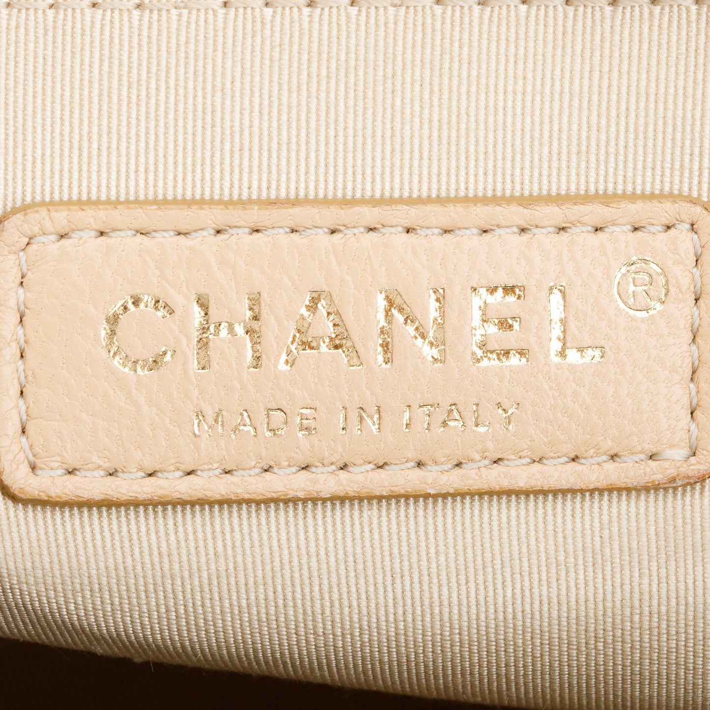 Chanel  Blue Calfskin Leather Large Label Click Flap Bag